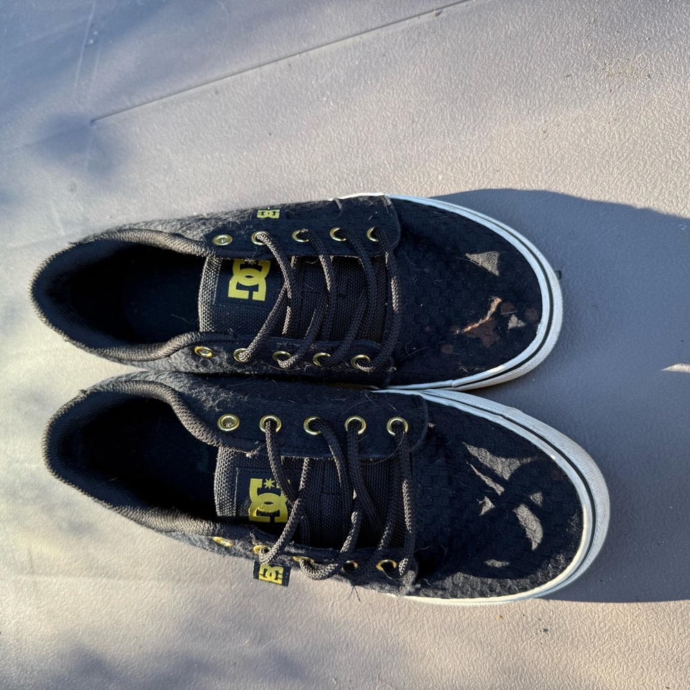 DC Black and Gold Sneakers